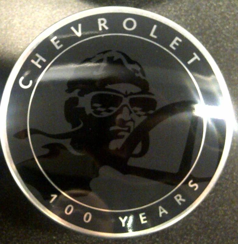 Centennial 100th anniversary center hub cap set gm 2012 corvette fit 08-13 c6