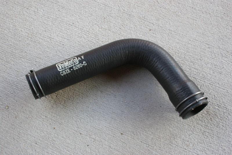 Nos 1968-69 mustang shelby 428 cj assy line upper radiator hose stapled clamps