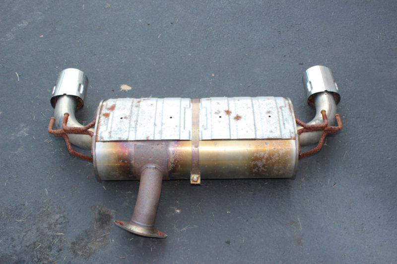 Stock oem exhaust evo x muffler rear section with 3500 miles on it