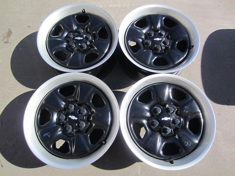 18" camaro steel wheels / rims with center caps and rings