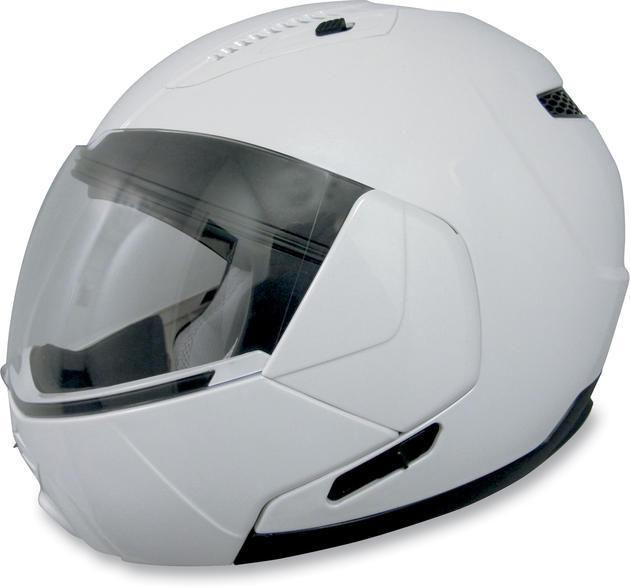 Afx fx-140 modular motorcycle helmet pearl white xs/x-small