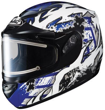 Hjc cs-r2 xs skarr blue electric snowmobile snow sled csr2 helmet extra-small