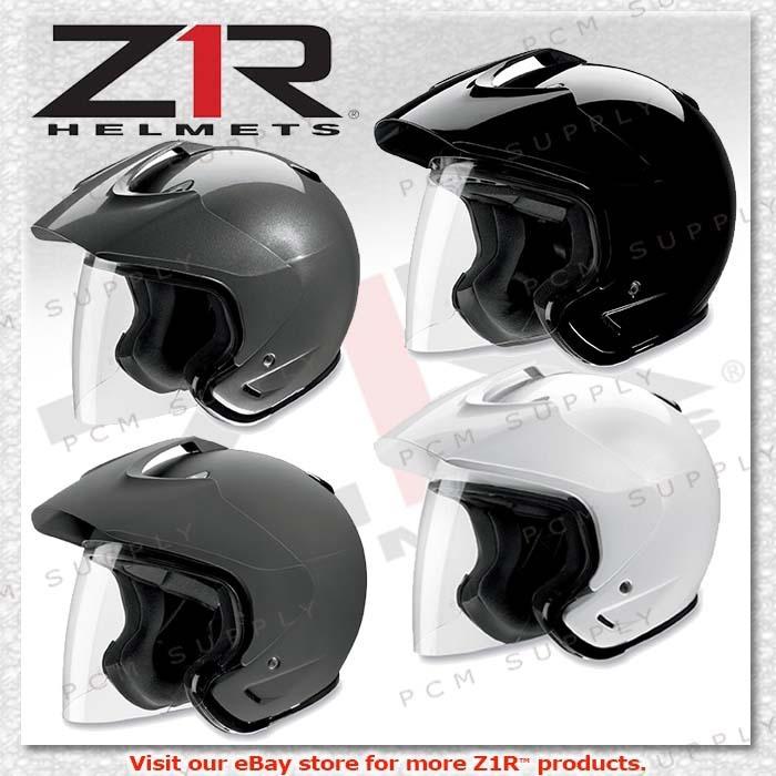 Z1r ace transit solid motorcycle street helmet