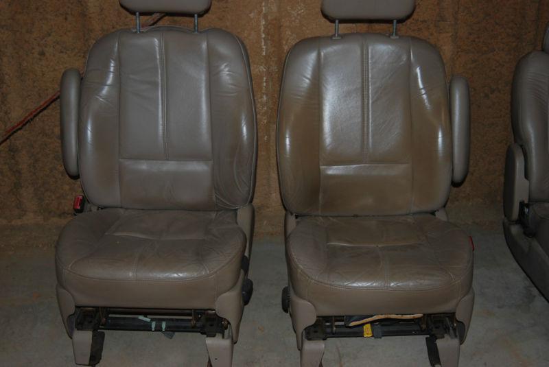 2000-2003 ford windstar leather front and rear seats.