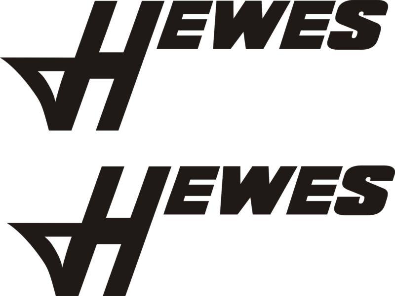 Hewes decals  sticker small decal boat decals flats 3 stickers