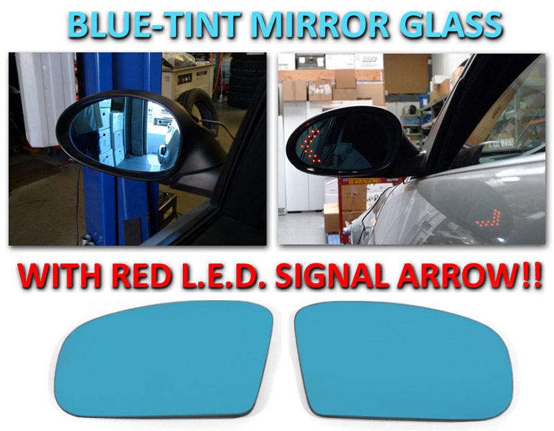Usa 02-05 mercedes benz w163 m/ml class red arrow led turn signal mirror glass