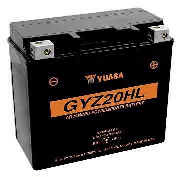 Yuasa gyz high performance maintenance free battery - gyz20hl  yuam720gh