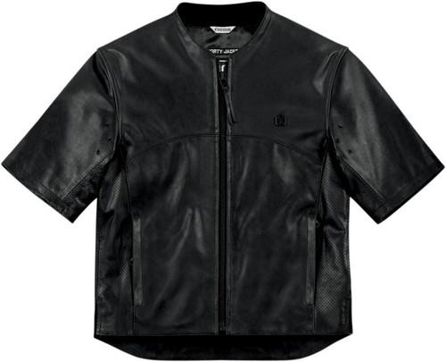 Icon one thousand shorty jacket leather black small new 1000