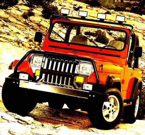 1993 jeep wrangler factory accessories brochure