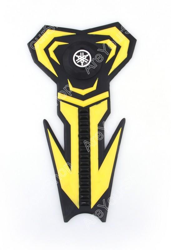 3d rubber tank pad protector gas motorcycle yamaha yzf r1 r6 r6s v-star yellow