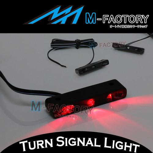 M-factory mini led rear brake light red footpegs fairing lighting for ducati