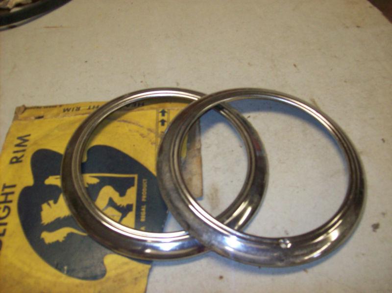 1942-1946 ford headlight rings nors