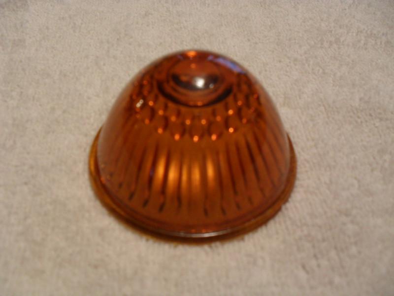 Vintage orange glass bee hive lens***l@@k***