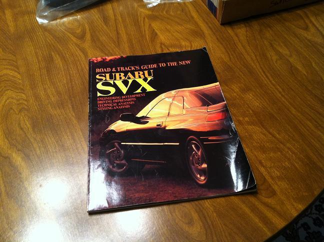 Subaru svx road and track guide