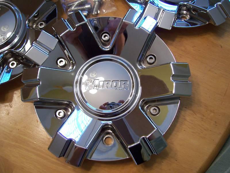 Miror chrome center caps cap577l202 custom wheels rims cap 7 7/8" 577l202