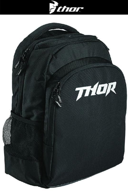 Thor stitch black white back pack backpack dirt bike mx 2014