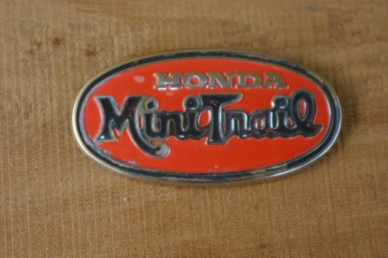 "vintage" gas tank emblem for your 1970/71 honda z50 mini-trail....(#4)