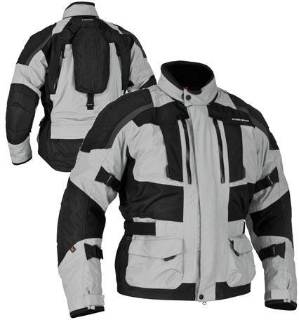 Firstgear kathmandu textile jacket dark grey xl/x-large tall ftj.1207.03.m011