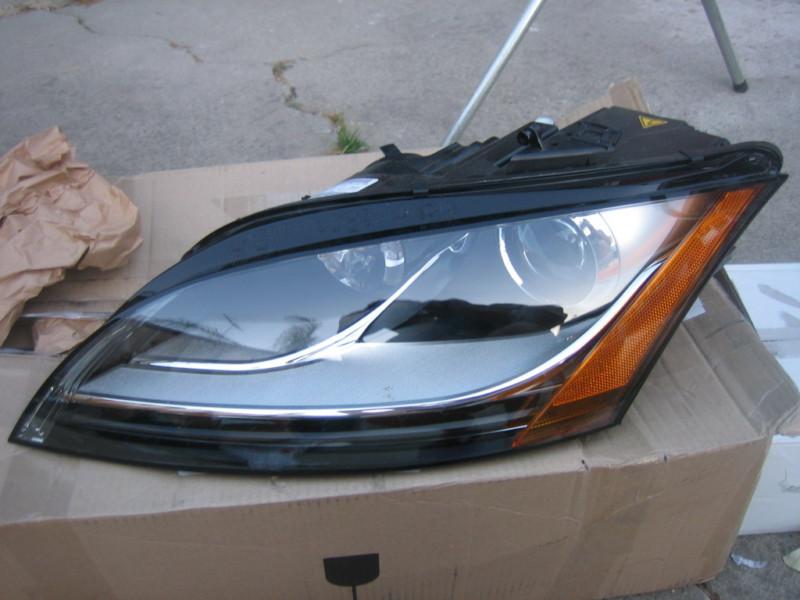 2009-2014 audi tt ttrs front left hid xenon led headlight oem.
