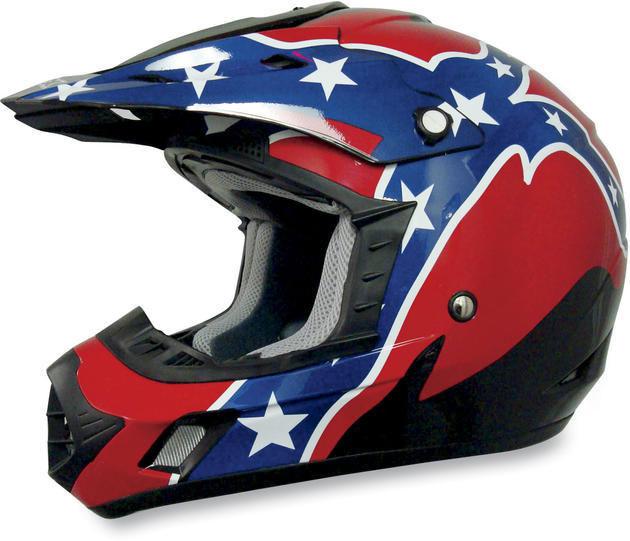 Afx fx-17y offroad motorcycle helmet black rebel youth sm/small