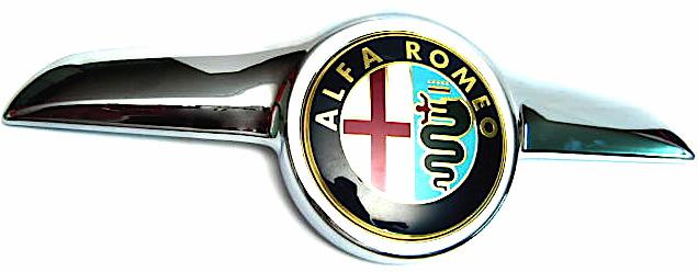 Alfa romeo gt 2004-10 bonnet ornament + emblem new
