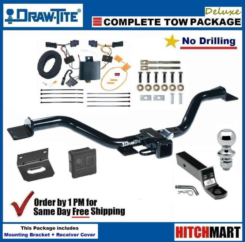 Draw-tite trailer hitch pkg deluxe for 2013-2014 chevy traverse class 3,  2" tow