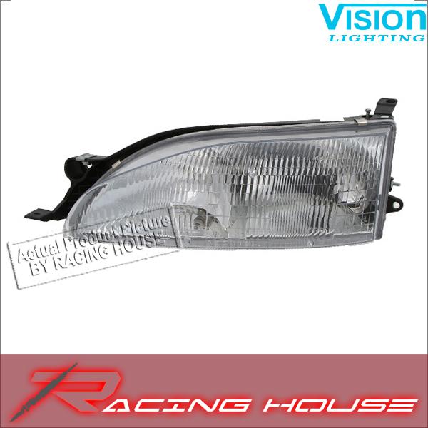 L/h headlight driver side lamp kit unit replacement 1995-1996 toyota camry