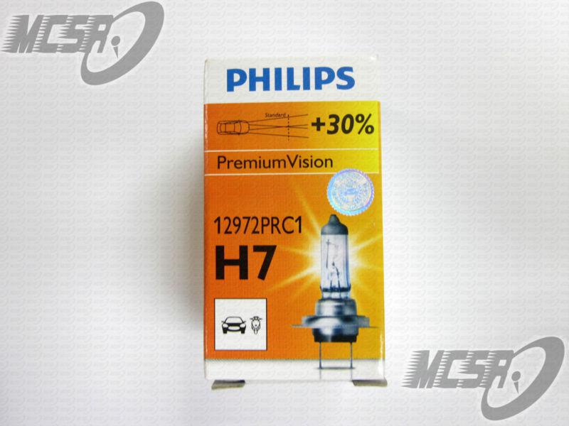 Genuine philips premium series h7 light bulb 12972 germany free ship to world!!!