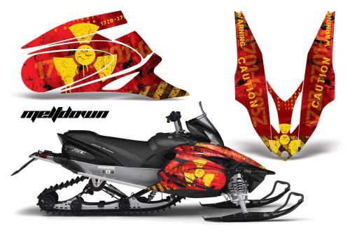 Yamaha apex graphic sticker kit amr racing snowmobile sled wrap decal 06-11 melt