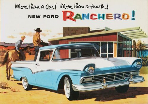 Ford falcon ranchero pickup custom t tee shirts from vintage ads brochure