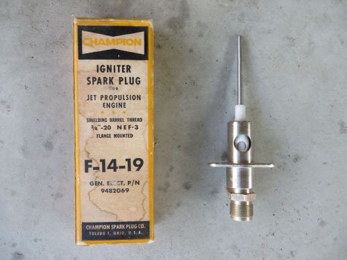 Champion igniter spark plug - jet propulsion engine - w/original box
