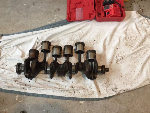 6 piston rods w/end caps from chevrolet 235ci engine  nr!!
