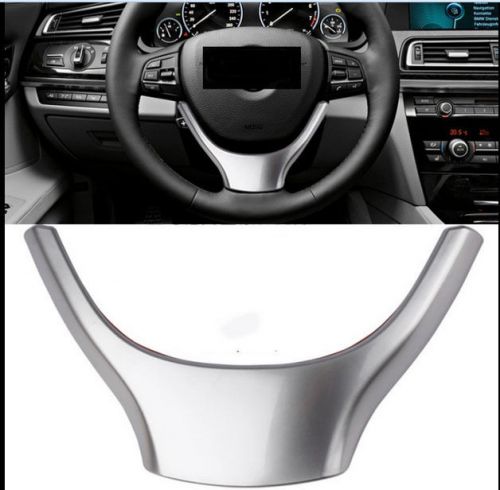 Abs chrome steering wheel cover trim for bmw 5 series f10 520 530 2011-2014