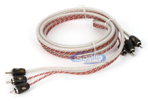 Stinger si496 6 ft 4000 series audio/video rca interconnect signal cable