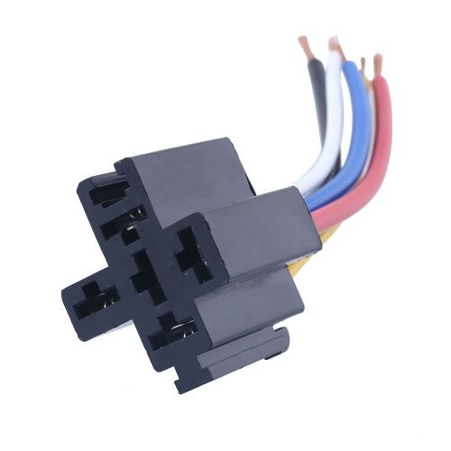 Car 12v 40a 5pin control device 5p install relay amp style harness socket wires