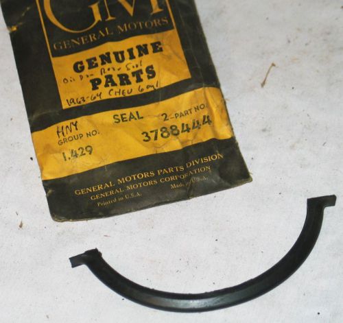 1963 - 1964 chevrolet nos 6cyl rear oil pan seal 3788444