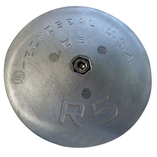 Tecnoseal r5 rudder anode - zinc - 5&#034; diameter -r5