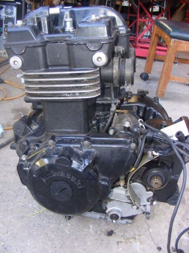 1990 kawasaki ex500 engine motor w/ starter only 3600 orig miles!! - exc cond
