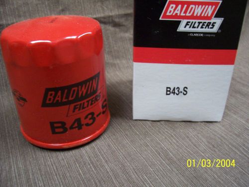 Engine oil filter baldwin b43-s