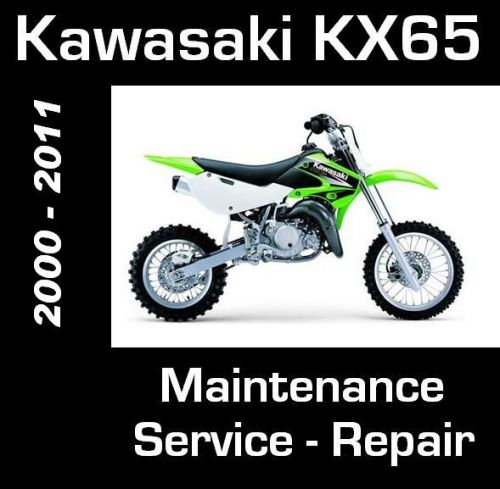 Kawasaki kx65 kx 65 motorcycle maintenance tune-up service repair rebuild manual