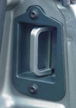 Third 3rd door handle s-10 / gmc 1996 - 2004 aluminum