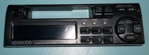 Kenwood am-fm cassette receiver detachable faceplate krc-22
