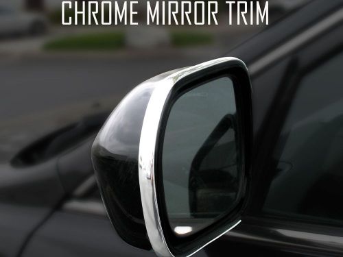 Side mirror chrome molding trim all models dod002