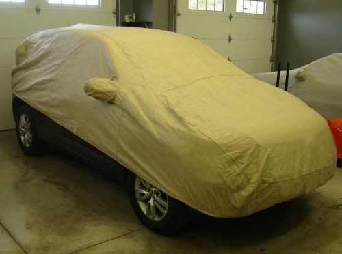 Dustop covercraft car cover taupe c16585ts  apx. 14&#039; l x 5.9&#039;  w x 5.6&#039; h
