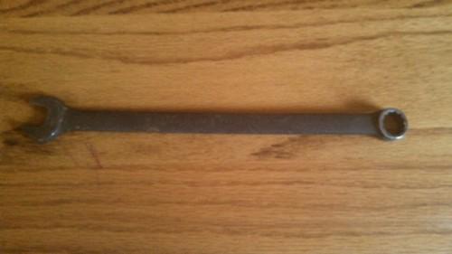 Used snap-on black industrial finish 12pt 1/2"  wrench part# goexl16