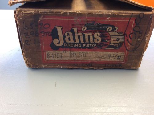 Jahns pistons, bbc 396 12 to 1 comp, nos in the box, standard bore, gasser