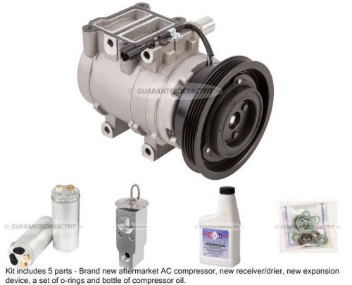 Ac compressor kit + drier, expansion device, oil &amp; more for elantra &amp; tiburon