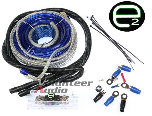 Scosche e1000 efx e2 series 1000 watt complete amp kit 4 gauge wire single