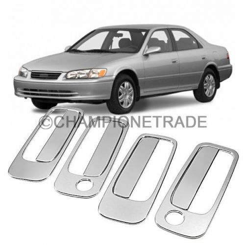 Chrome side door handle covers for toyota camry lexus es300 97 98 99 00 01 ct