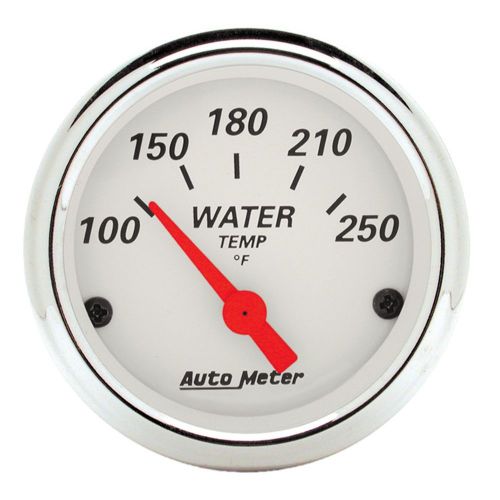 Auto meter 1337 arctic white; water temperature gauge